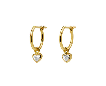 Lily Coeur Hoop Earrings