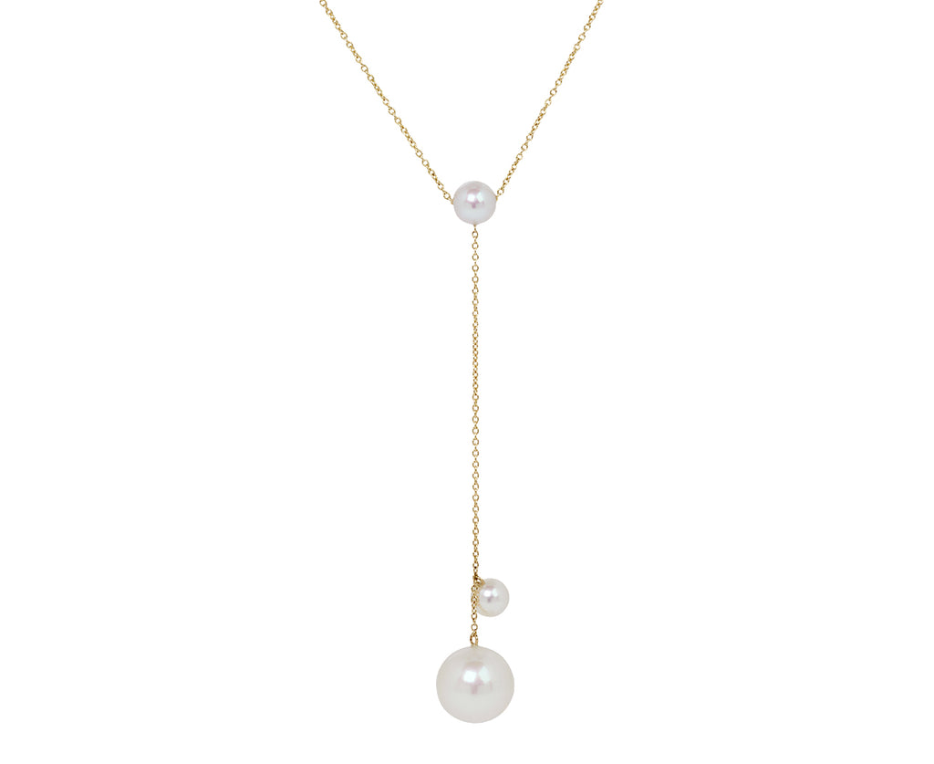 Freshwater Pearl Trois Moon Necklace