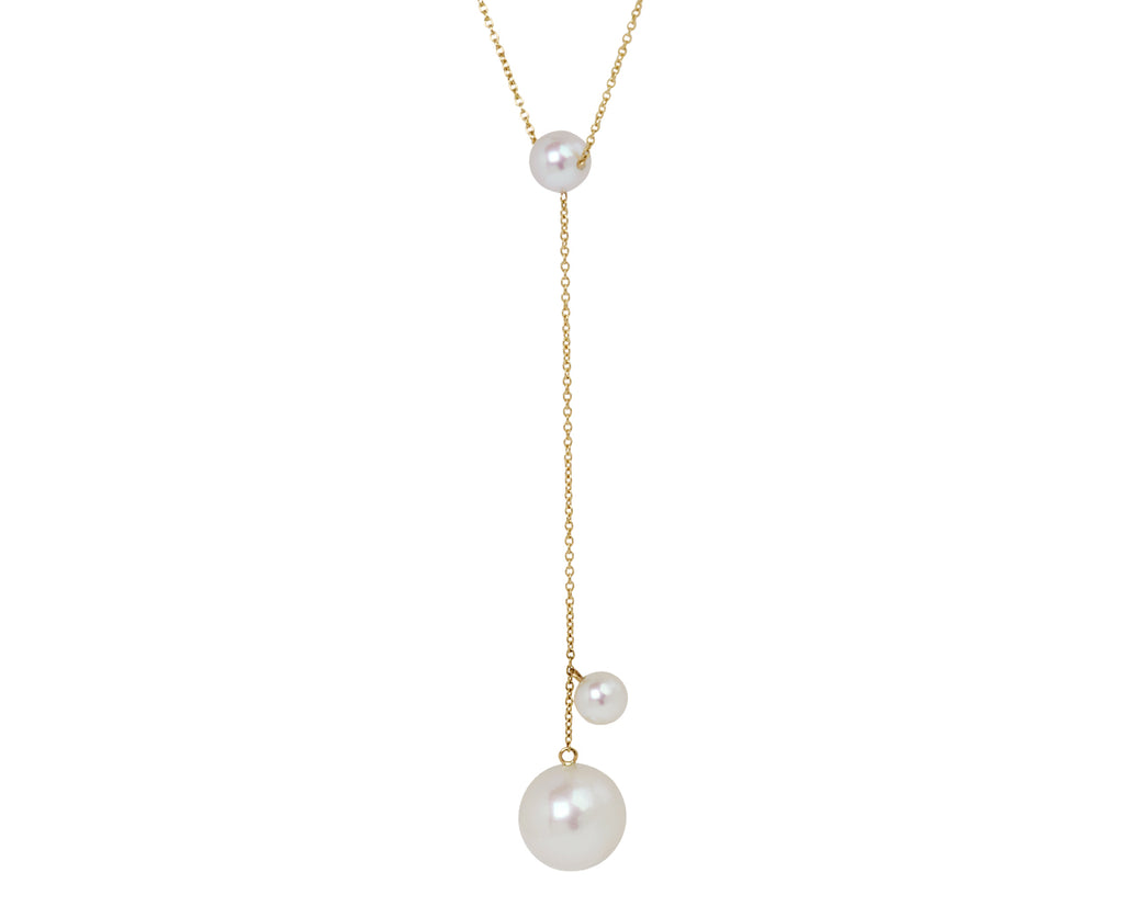 Freshwater Pearl Trois Moon Necklace