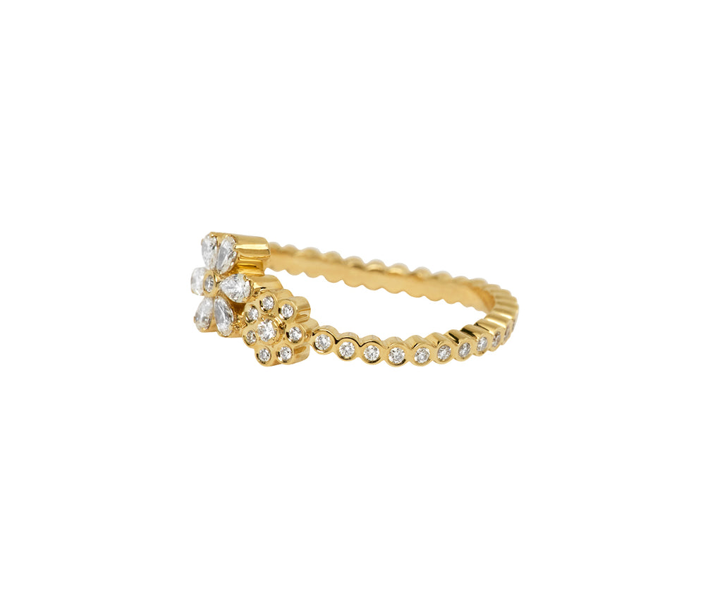 Sophie Bille Brahe Diamond Cosmos Fleur Ring Side