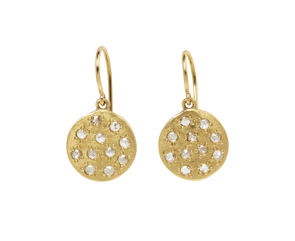 Diamond Mini Mars Earrings