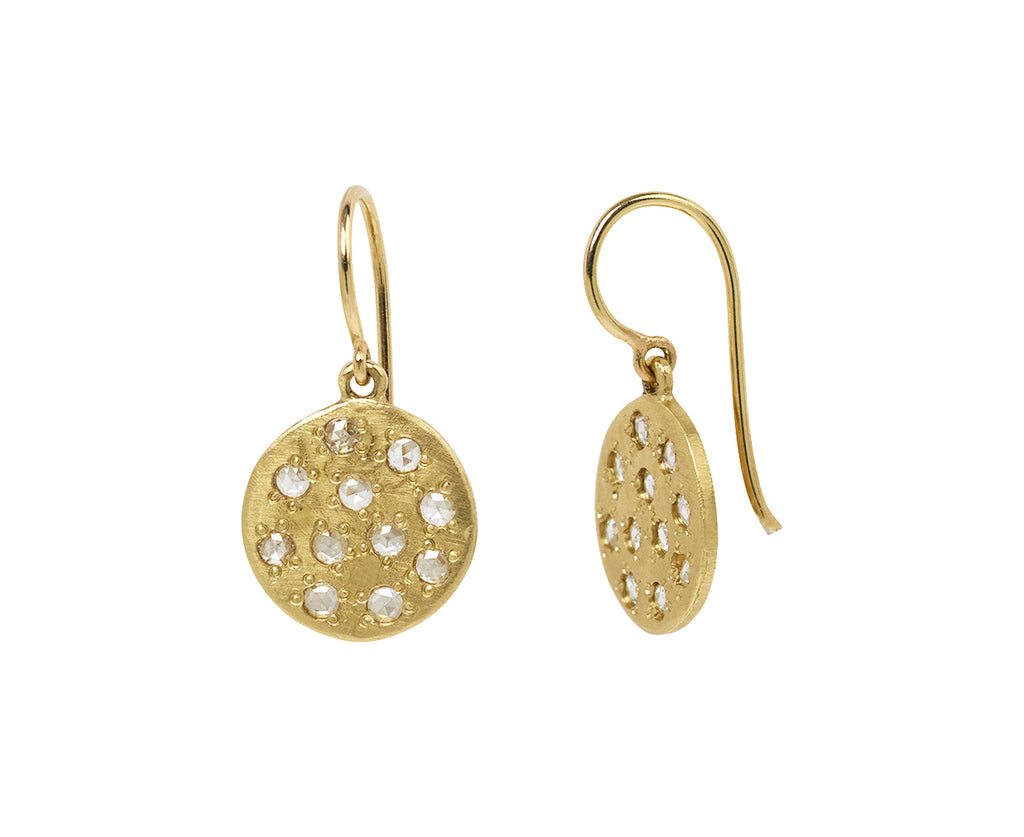 Diamond Mini Mars Earrings
