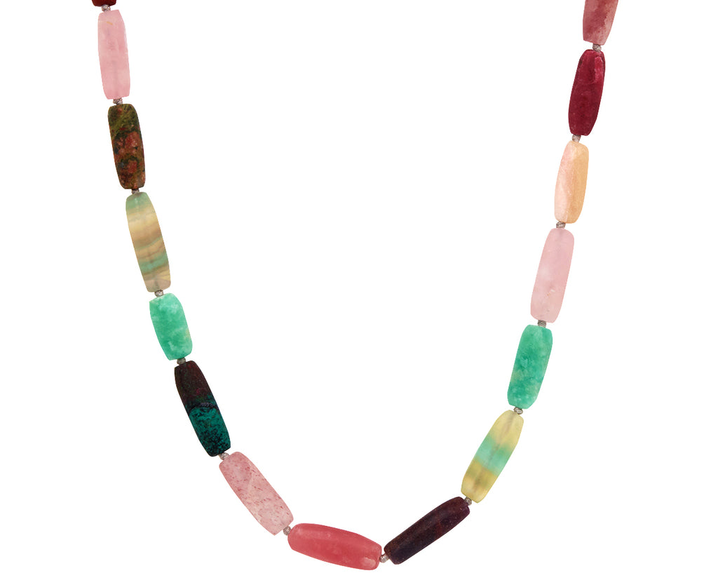 Mixed Gemstone Bead Necklace