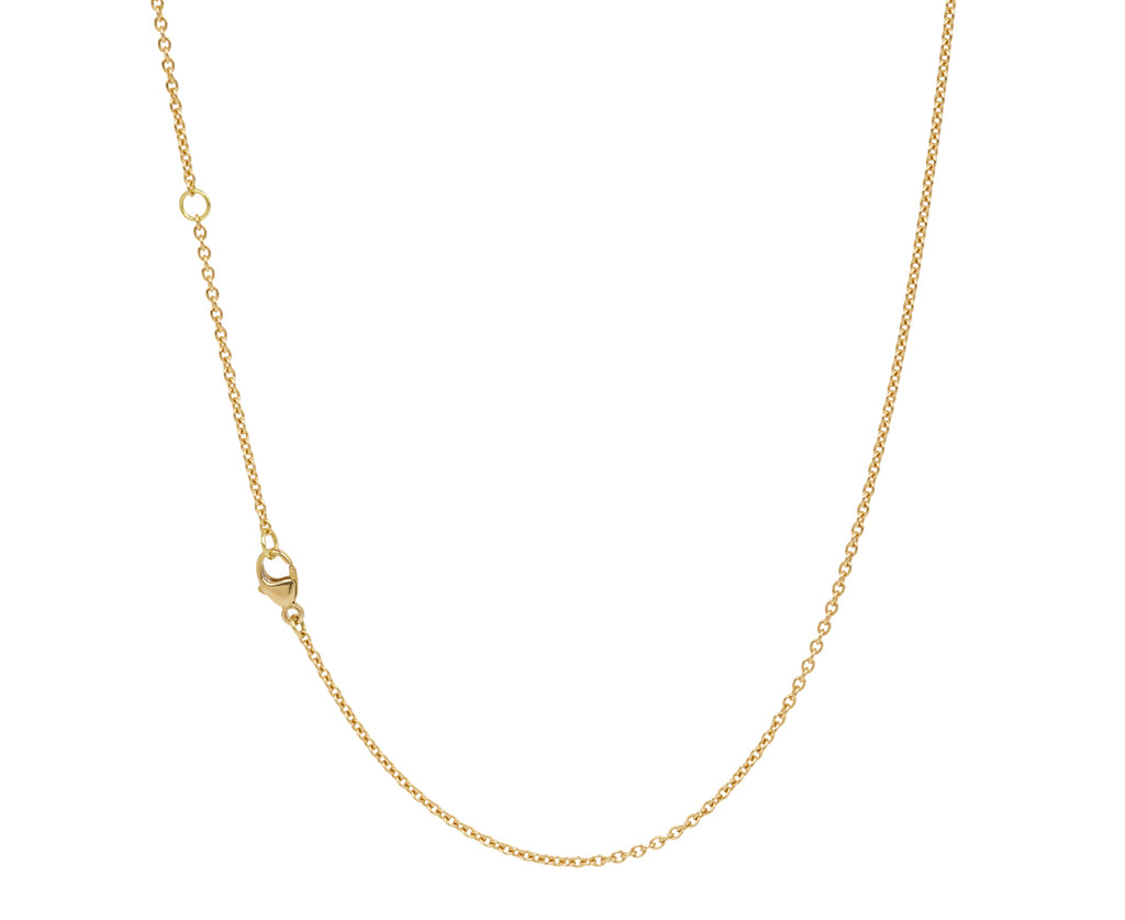 Boulder Opal Heart and Diamond Halo Necklace