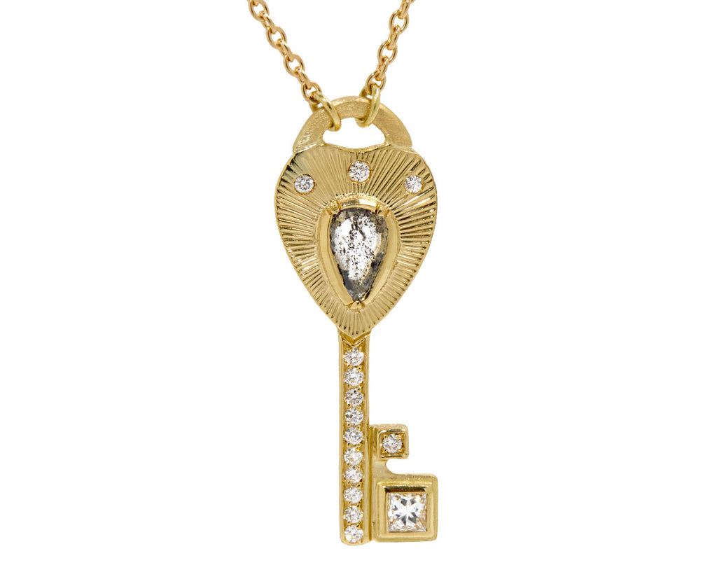 Diamond Key Necklace