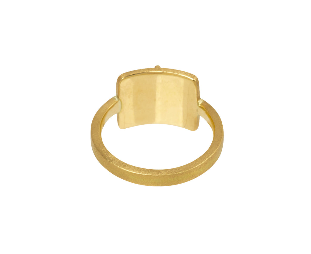 Raw Diamond Shield Ring