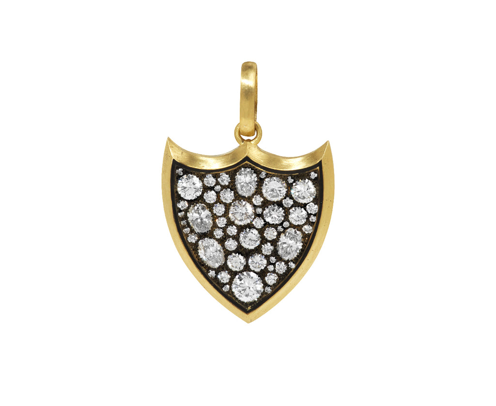 Love & Valor Diamond Shield Talisman Pendant ONLY