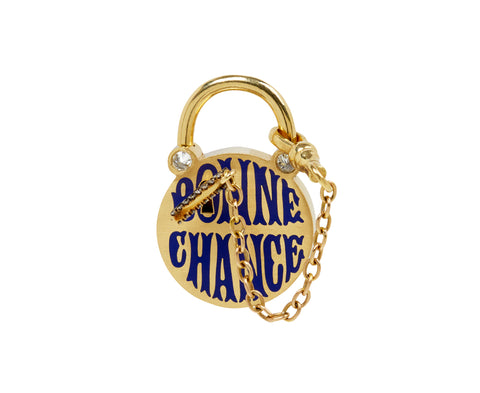 Bonne Chance Padlock Pendant ONLY