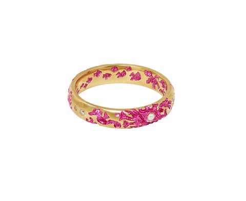 Dark Pink Coral Band