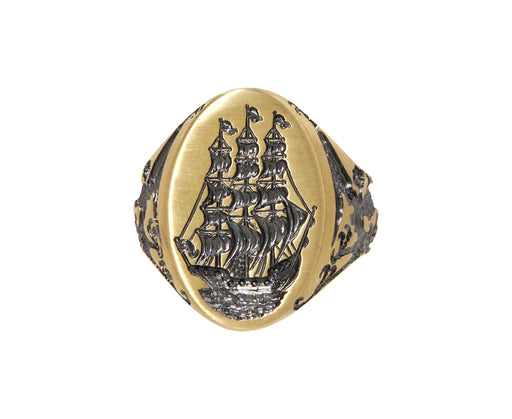 Gold The Sirens Ship Ring