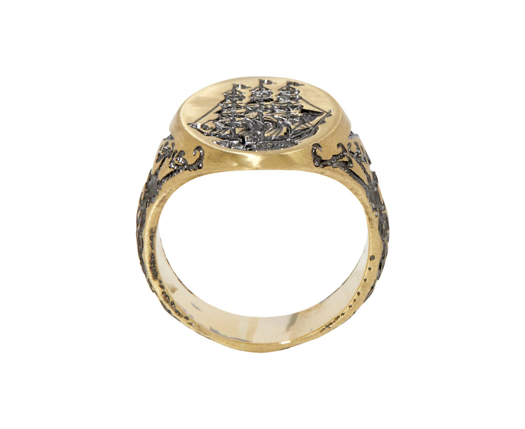 Gold The Sirens Ship Ring
