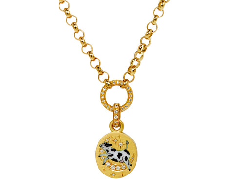 Over The Moon Pendant Necklace