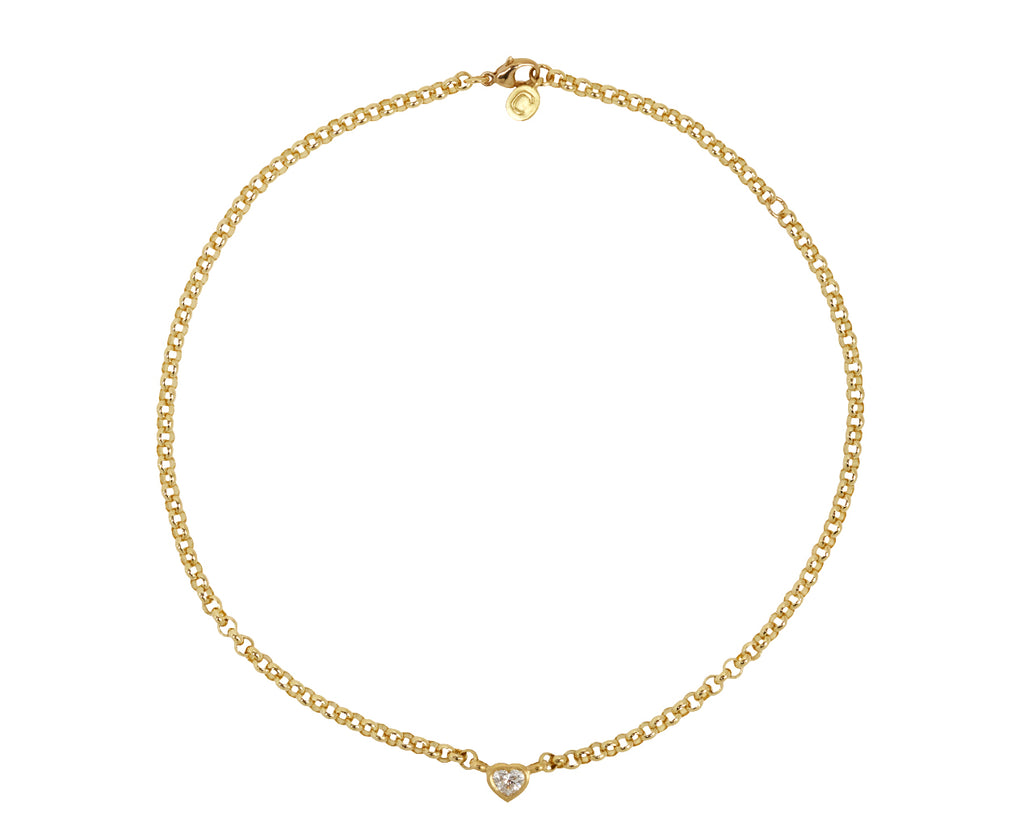 Medium Diamond Sweetheart Necklace