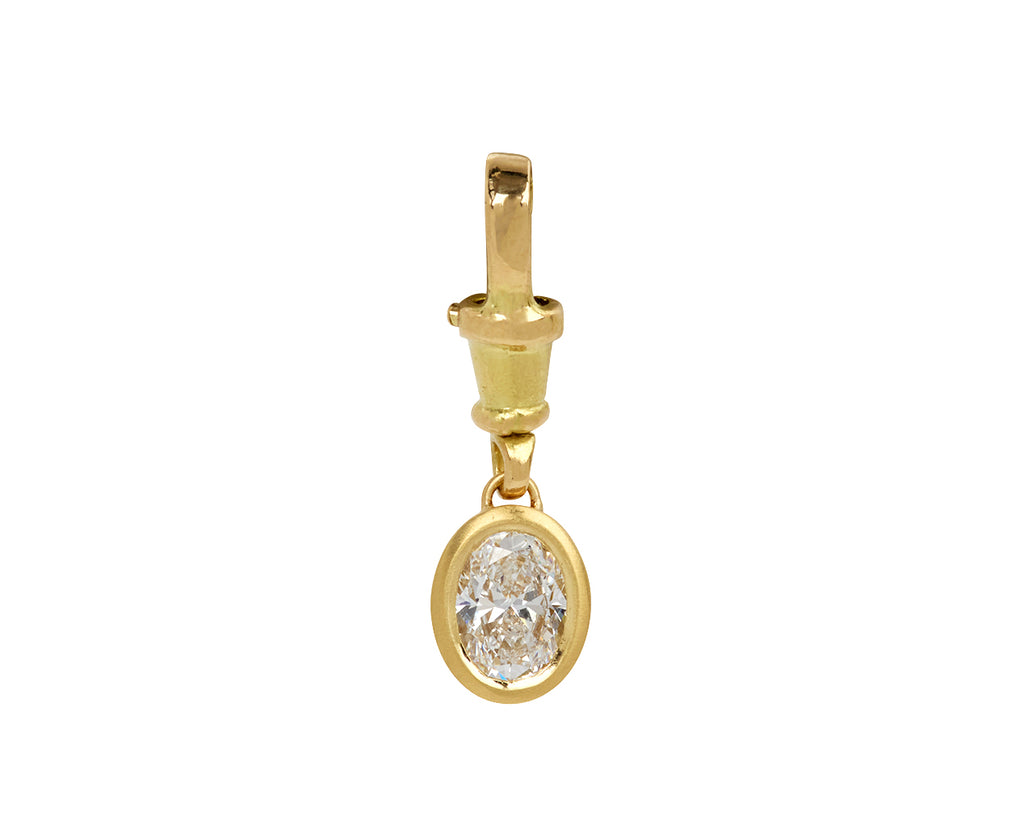 Medium Oval Diamond Secrets of the Sea Charm Pendant ONLY