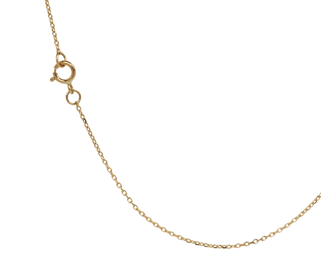 Celine Daoust Watermelon Tourmaline and Diamond Pendant Necklace Closure