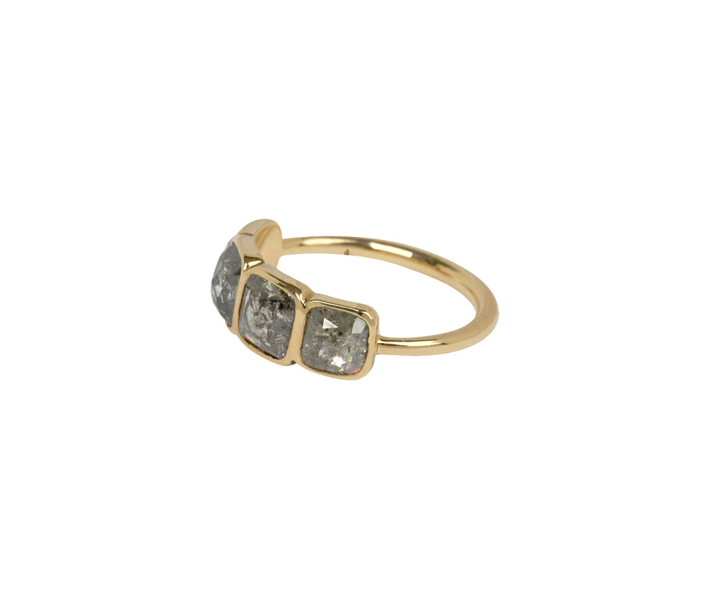 Celine Daoust Rose Cut Diamond Ring - Side View