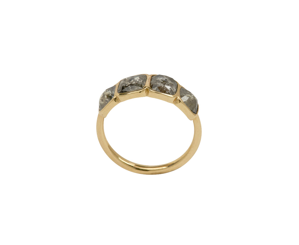 Celine Daoust Rose Cut Diamond Ring - Top down VIew