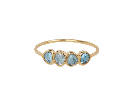 Celine Daoust Rose Cut Aquamarine Ring
