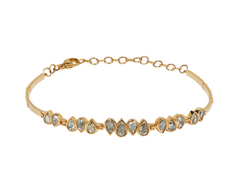 Celine Daoust Rosecut Diamond Articulated Bracelet