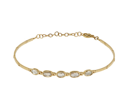 Celine Daoust Rose Cut Diamond Articulated Bracelet
