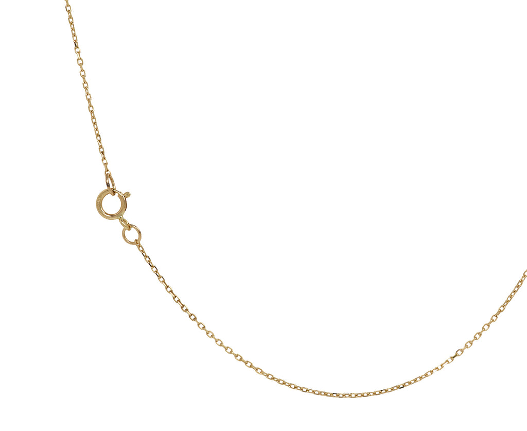 Celine Daoust Emerald and Diamond Pendant Necklace - Closure