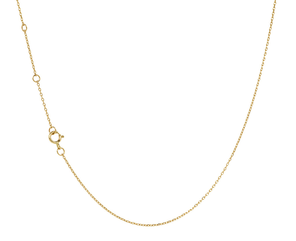Celine Daoust Emerald and Diamond Pendant Necklace - Closure