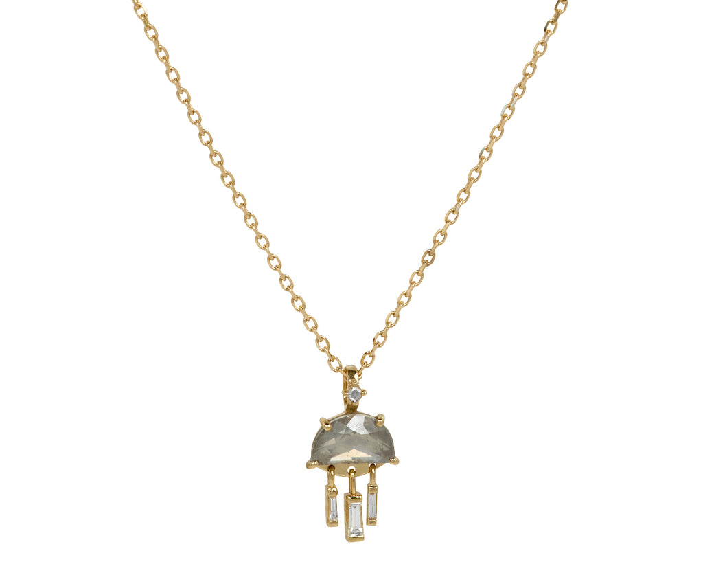 Celine Daoust Rose Cut Diamond Jelly Fish Necklace