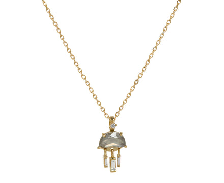 Celine Daoust Rose Cut Diamond Jelly Fish Necklace
