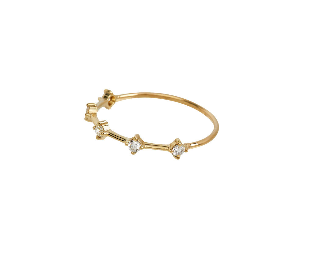 Zoë Chicco Diamond Dash Ring - Side View