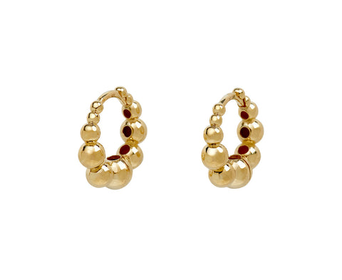 Graduated Huggie Hoop Earrings