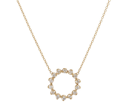 Zoë Chicco Open Sun Diamond Necklace
