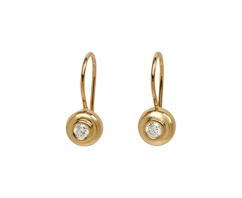 Diamond Hook Earrings