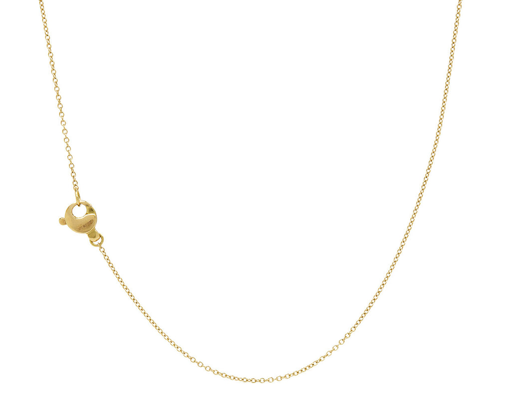 Mini Octagon Sari Gray Spinel Pendant Necklace