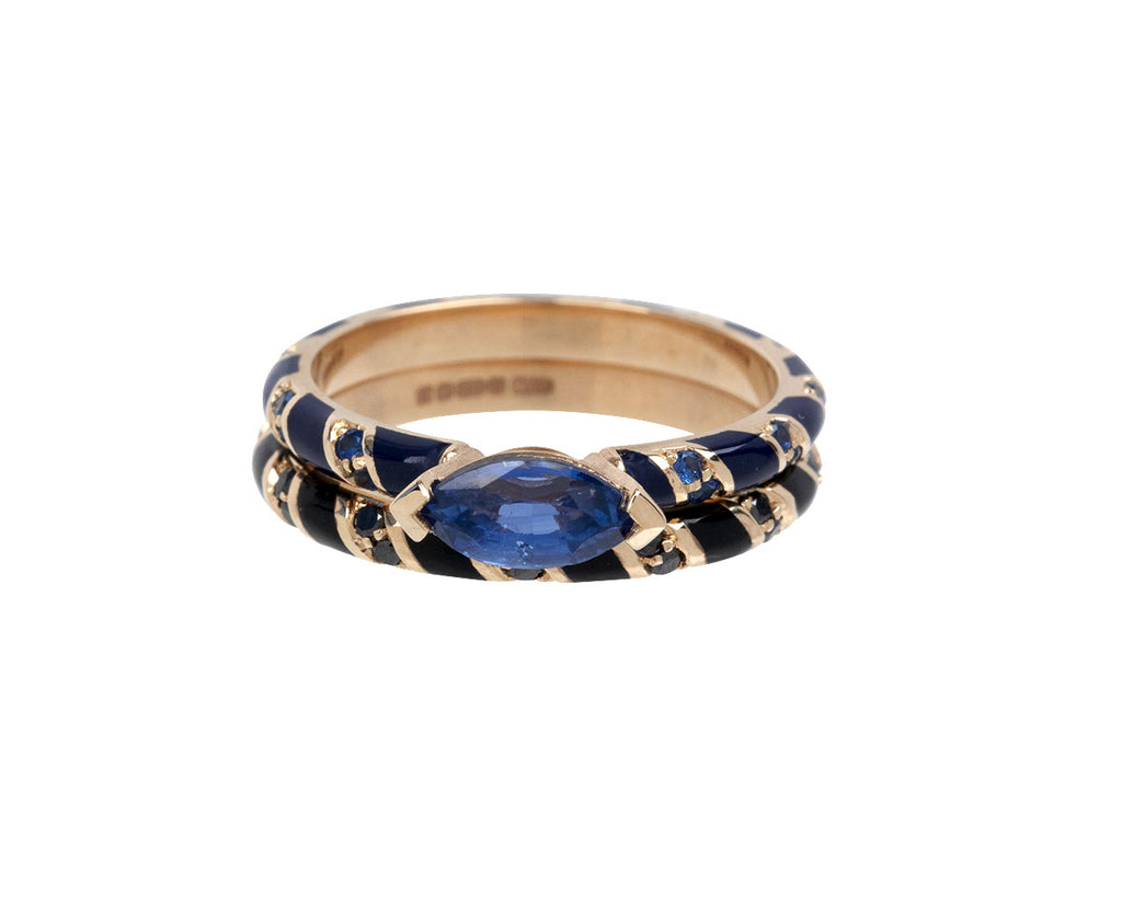Sapphire Candy Stacking Ring