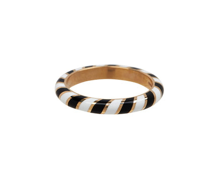 Black and White Striped Memphis Candy Band