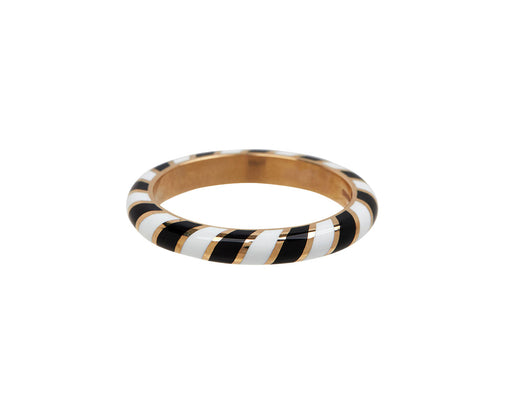 Black and White Striped Memphis Candy Band