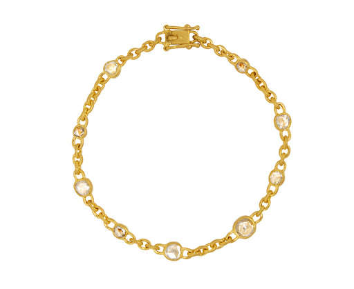 Rose Cut Diamond Fairy Chain Bracelet