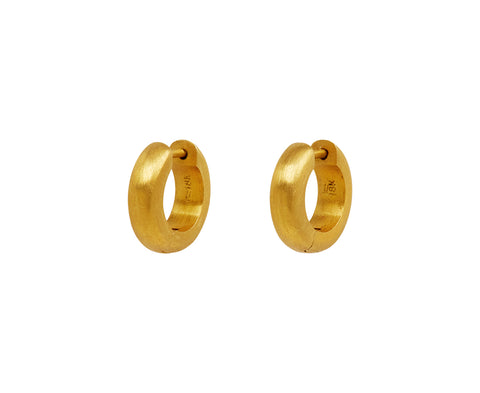 Miniature Signature Hoop Earrings