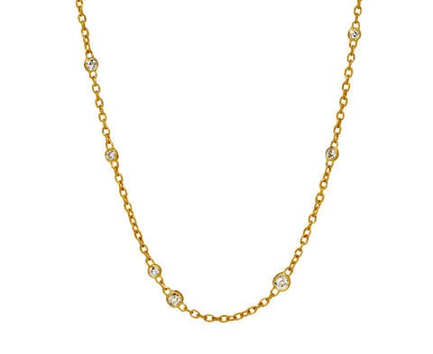 Diamond Mini Fairy Chain Necklace
