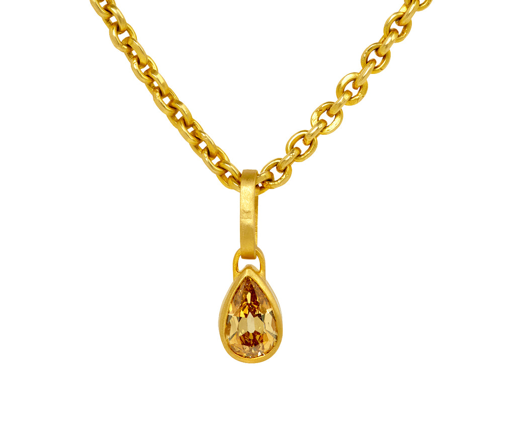 Fancy Brown Yellow Diamond Pendant ONLY