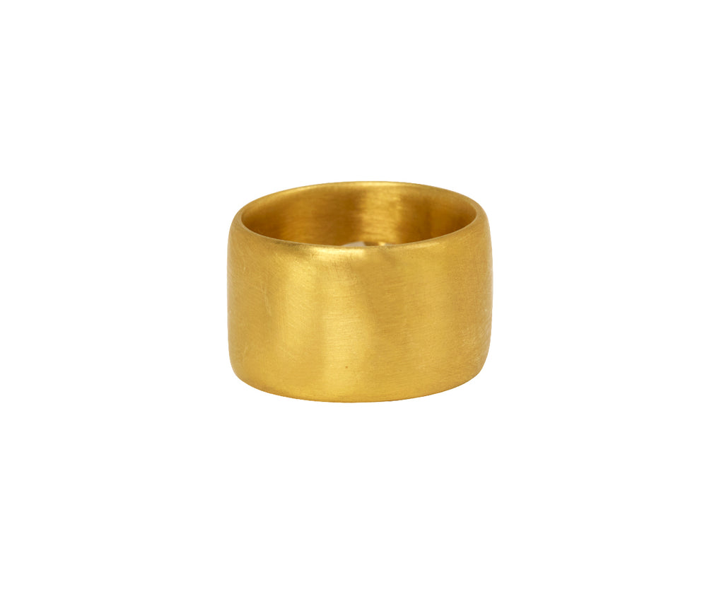 Oval Old Mine Cut Fancy Yellow Diamond Cigar Band