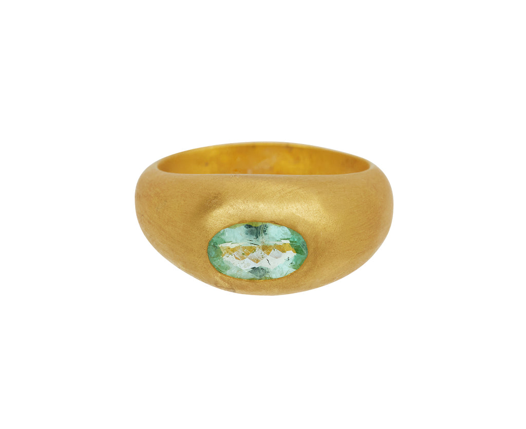 Paraiba Tourmaline Gem Signet Ring