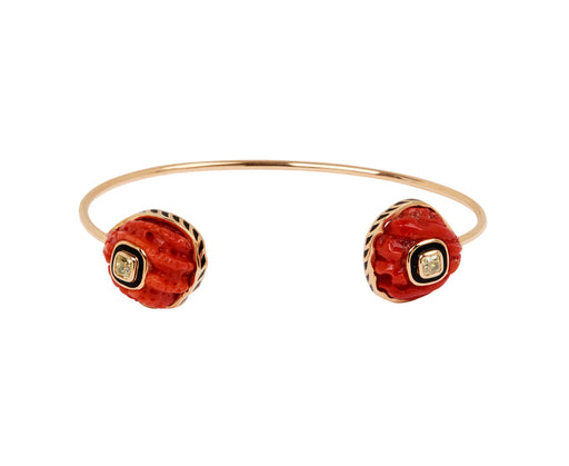 Dezso Coral Anadara Bracelet with Cushion Diamonds
