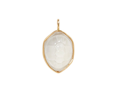 Dezso Carved Agate Turtle Pendant ONLY