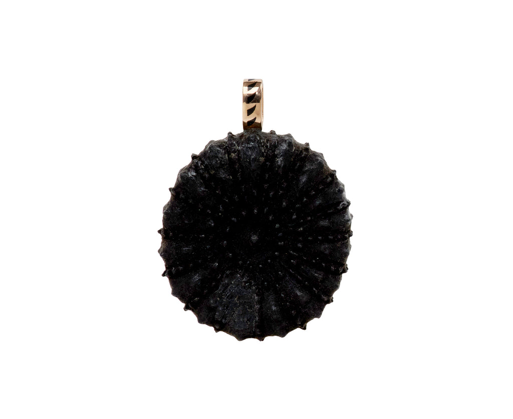 Dezso Ebony Wood and Diamond Sea Urchin Pendant ONLY - Back View