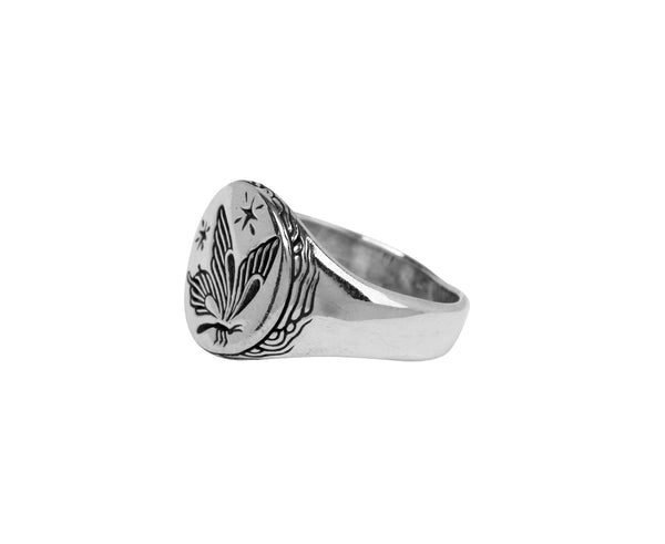 Digby & Iona Butterfly Signet Ring