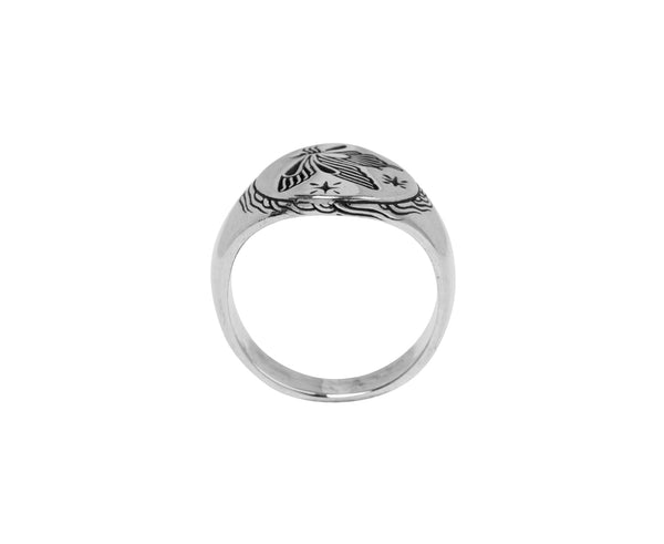 Digby & Iona Butterfly Signet Ring