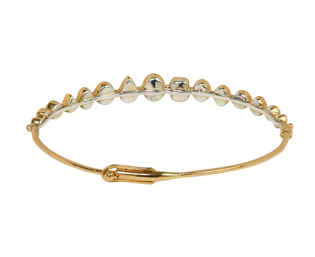 Multi-Gem Souriant Bangle Bracelet