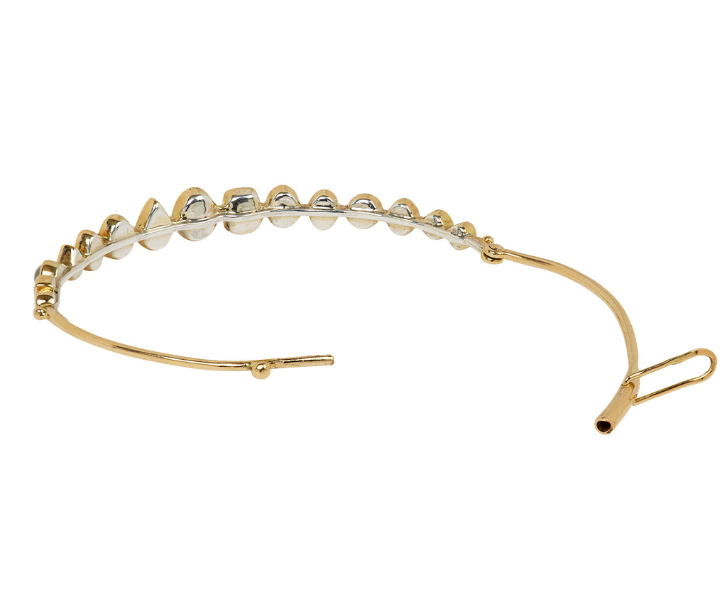 Multi-Gem Souriant Bangle Bracelet