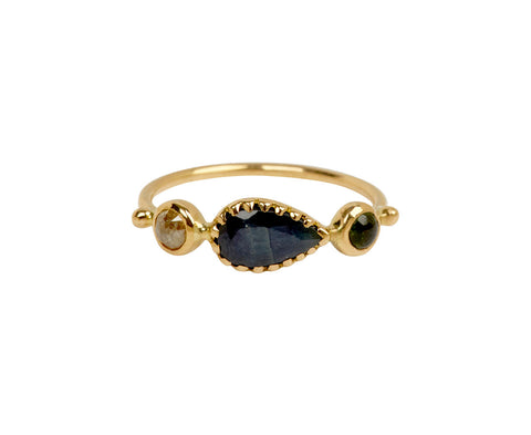 Dorette Multi Gem Bague Simple Ring
